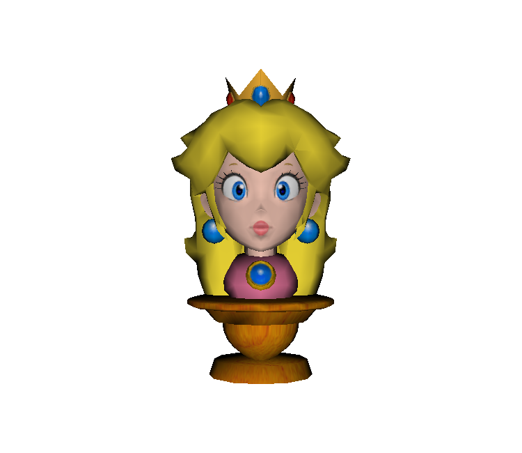 GameCube - Mario Party 5 - Peach Piece - The Models Resource
