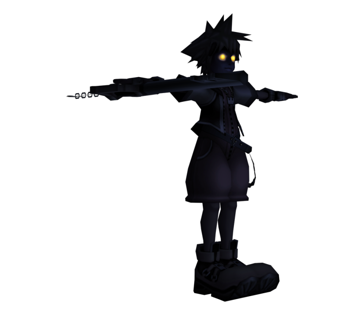 PlayStation 2 - Kingdom Hearts - Sora (Shadow) - The Models Resource