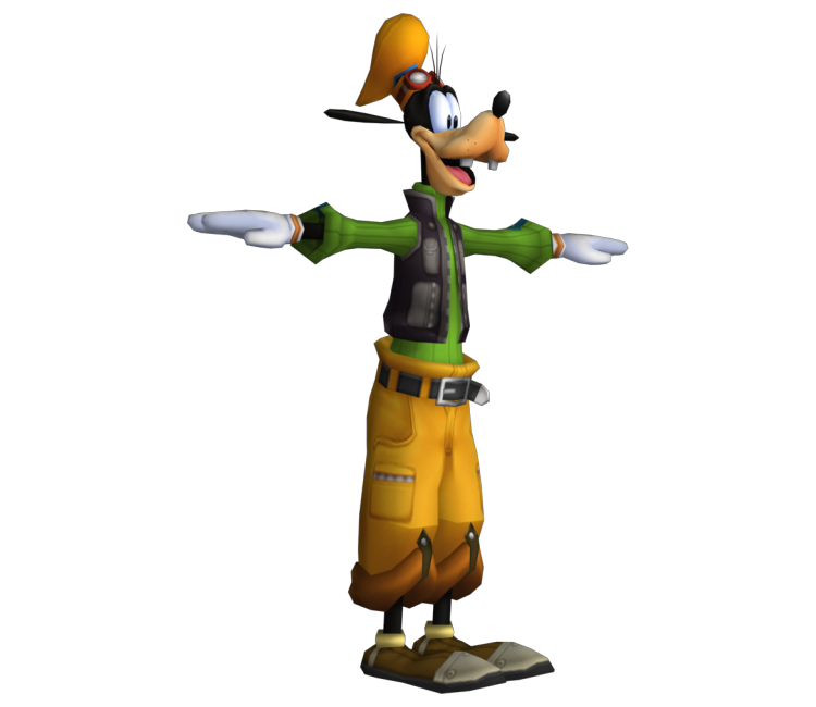 PlayStation 2 - Kingdom Hearts - Goofy - The Models Resource