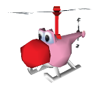 yoshi helicopter toy