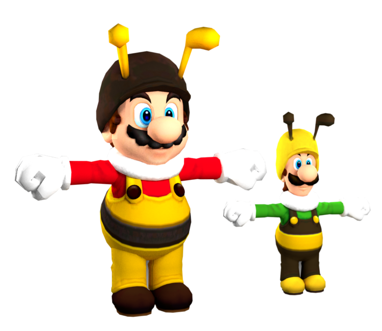 Wii Super Mario Galaxy Bee Power Up The Models Resource