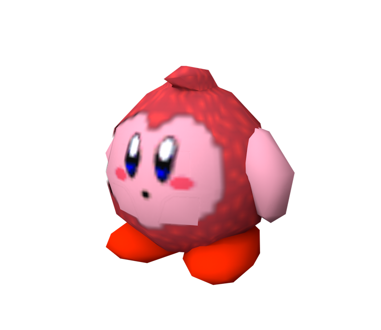 Nintendo 64 - Super Smash Bros. - Kirby (Donkey Kong) - The Models Resource