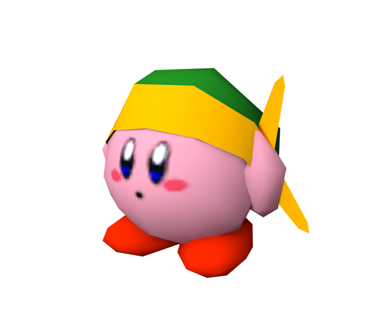 Nintendo 64 - Super Smash Bros. - Kirby (Link) - The Models Resource