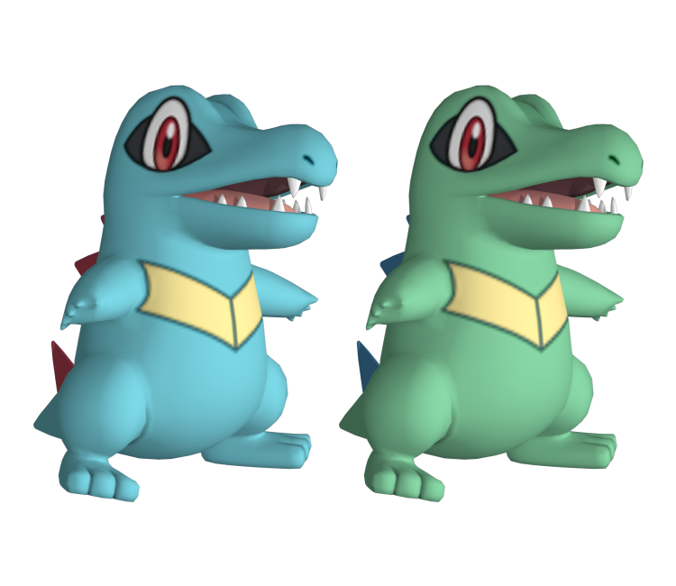 3DS Pokémon X / Y 158 Totodile The Models Resource