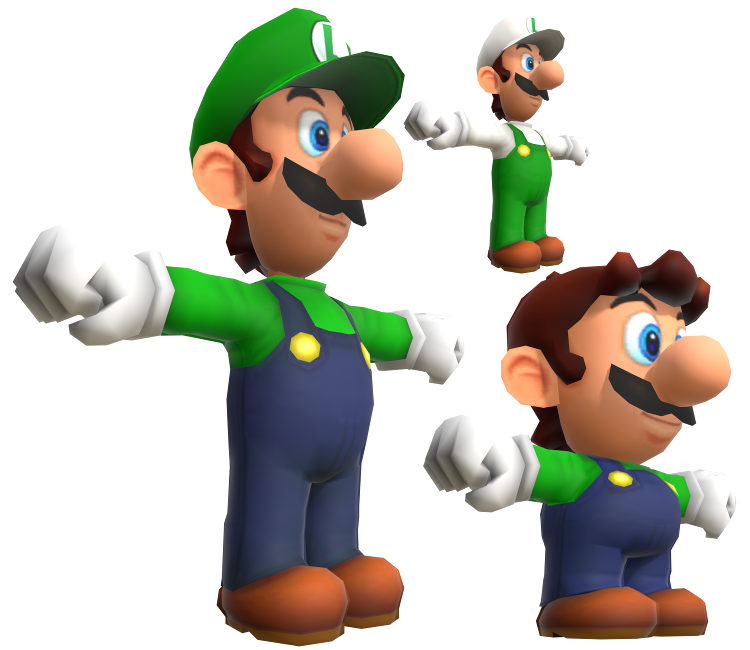 Luigi Super Mario Character 3D Model $44 - .c4d .fbx .obj - Free3D