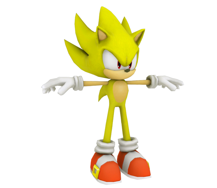 Wii - Sonic Colors - Super Sonic - The Models Resource