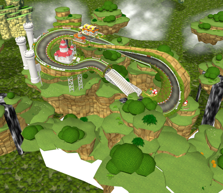 Wii U Mario Kart 8 Mario Circuit The Models Resource 1734