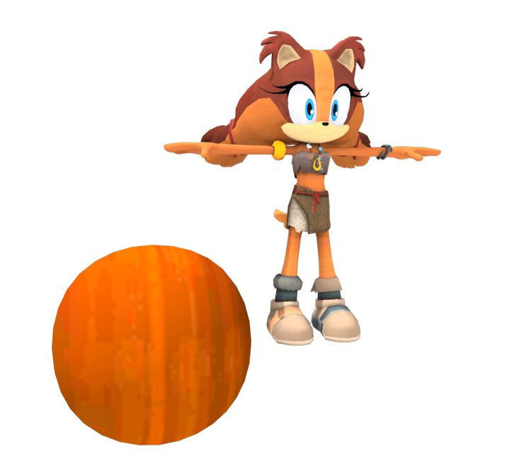 Sonic Boom Sticks 3d Model