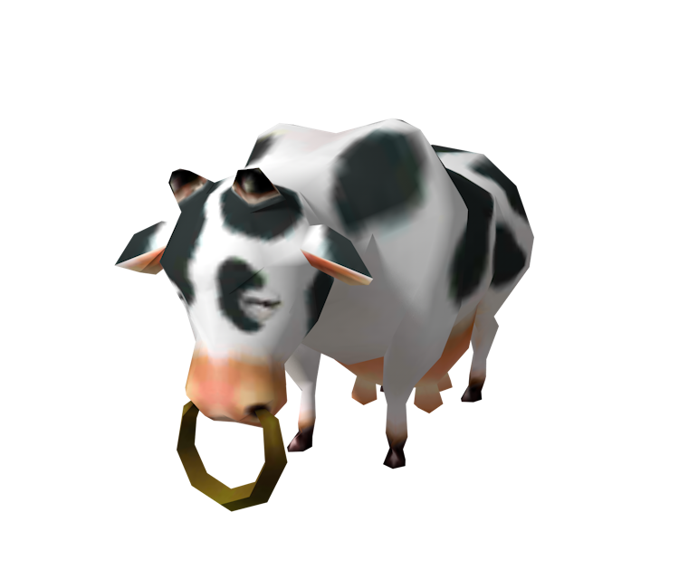 3DS - The Legend of Zelda: Majora's Mask 3D - Cow - The Models Resource