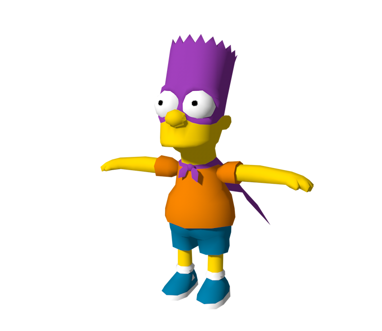 PC / Computer - The Simpsons: Hit & Run - Bart (Bartman) - The Models ...