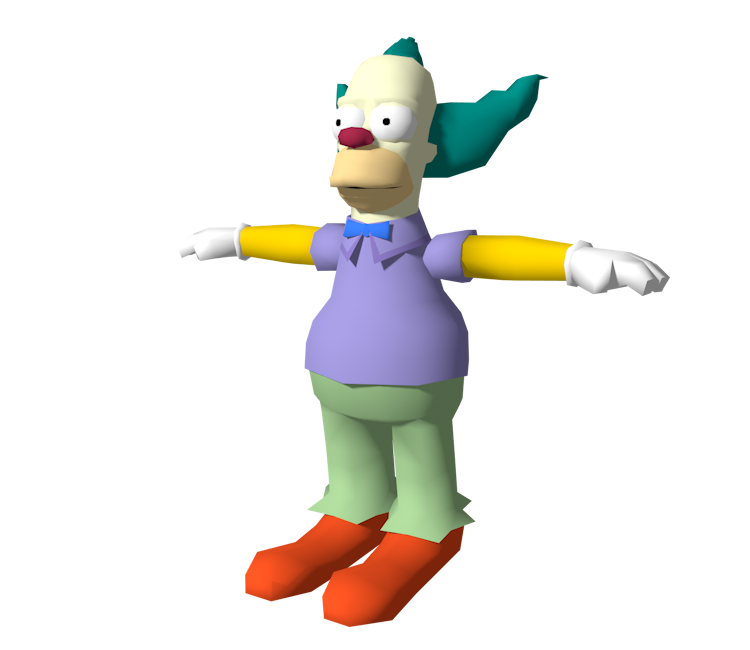 PC / Computer - The Simpsons: Hit & Run - Krusty - The Models Resource