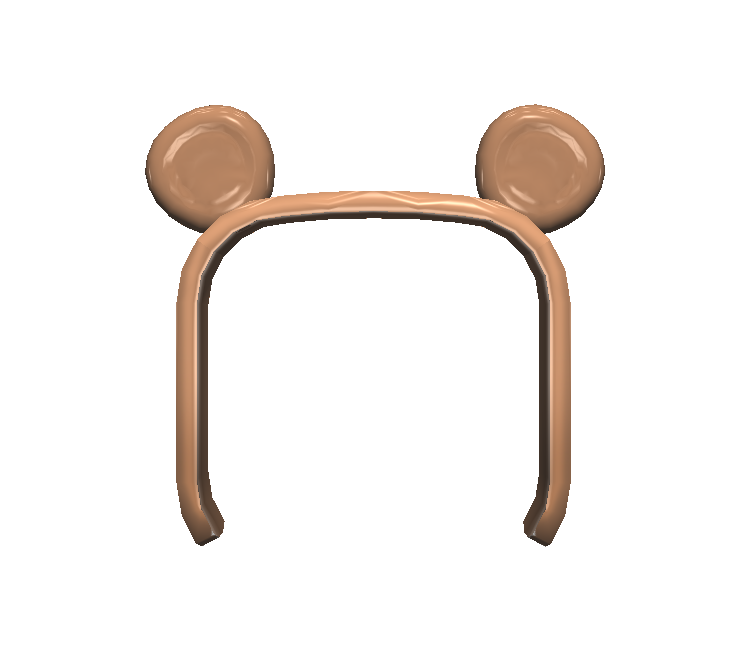 Pc Computer Roblox Grizzly Bear Ears The Models Resource - solid modelling roblox download