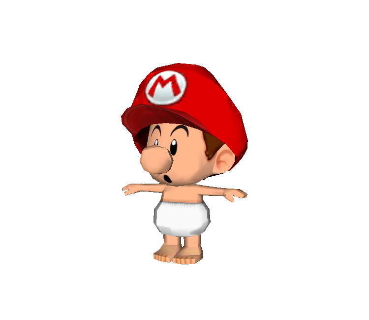 3DS - Yoshi's New Island - Baby Mario (Cutscene) - The Models Resource