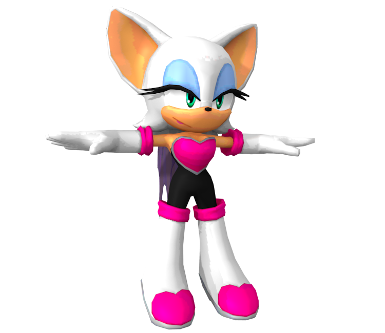 Mobile - Sonic Runners - Rouge the Bat - The Models Resource