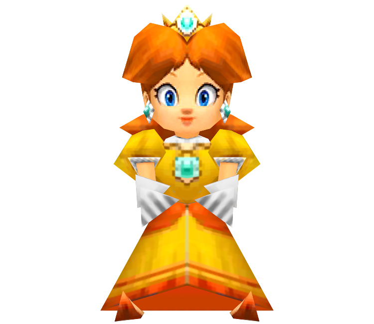 3ds Mario Kart 7 Daisy Low Poly The Models Resource 