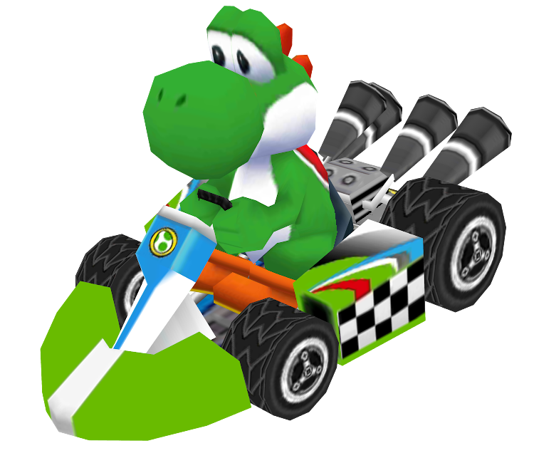 yoshi mario kart toy