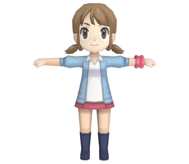 3DS - Pokémon Omega Ruby / Alpha Sapphire - Lass - The Models Resource