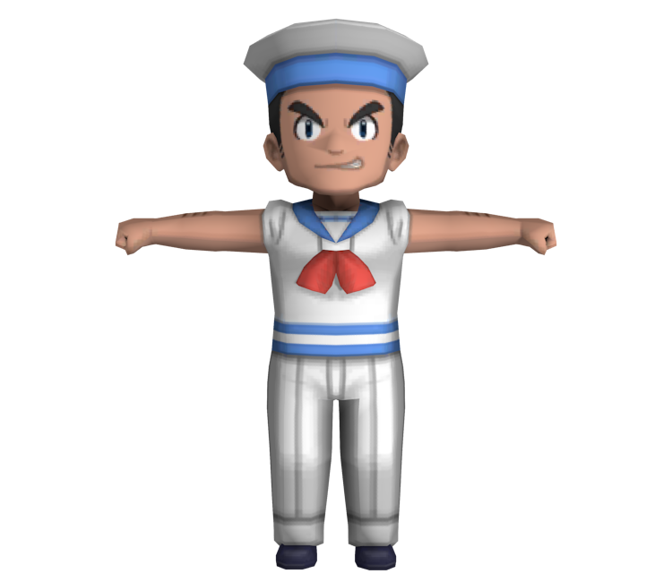 3DS - Pokémon Omega Ruby / Alpha Sapphire - Sailor - The Models Resource