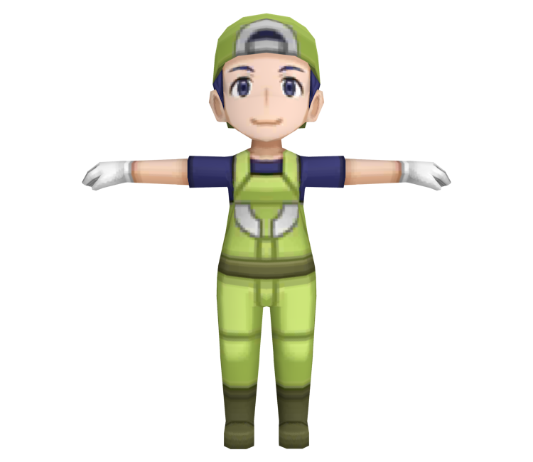 3DS - Pokémon X / Y - Pokémon Breeder (Male) - The Models Resource