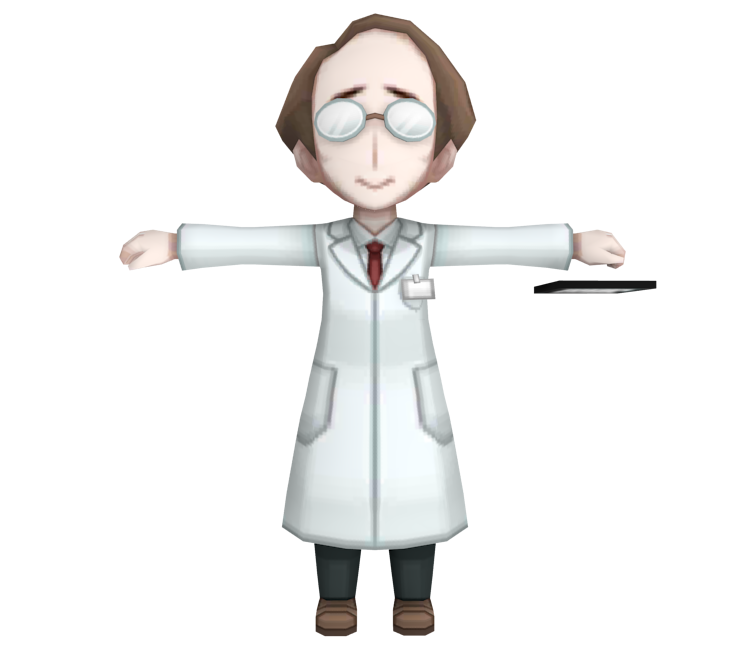 3DS - Pokémon X / Y - Scientist (Male) - The Models Resource