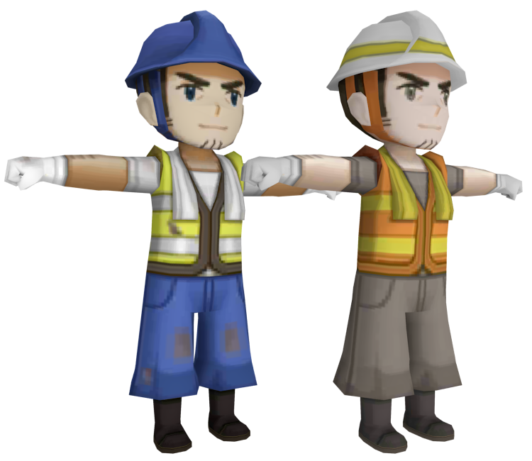 3DS - Pokémon X / Y - Worker - The Models Resource