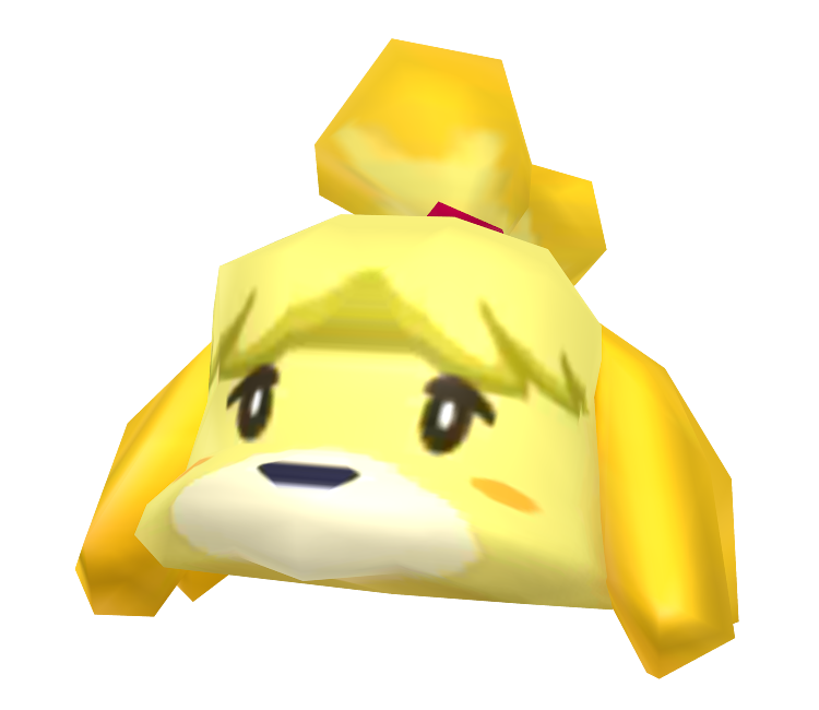 3DS - StreetPass Mii Plaza - Isabelle Hat - The Models Resource