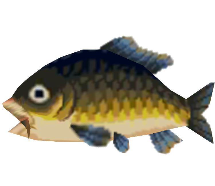 3DS - Animal Crossing: New Leaf - Carp - The Models Resource