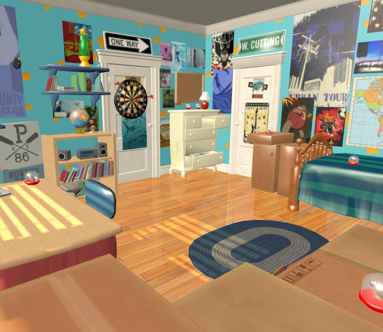 Wii Toy Story 3 Andy S Room The Models Resource