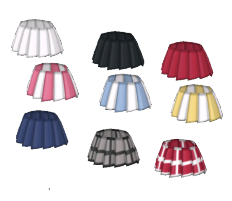 3DS - Pokémon X / Y - Pleated Skirt - The Models Resource