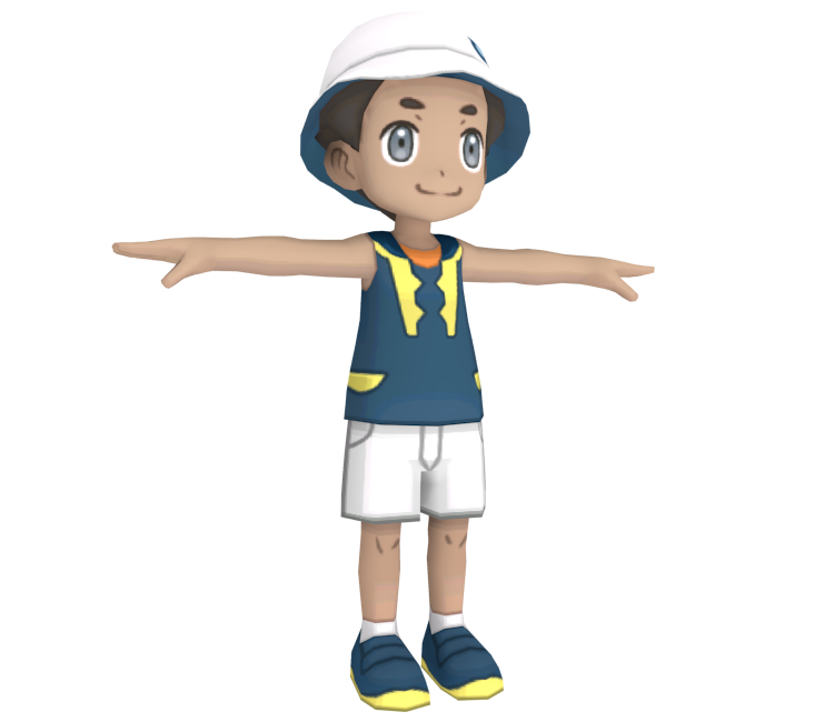 3DS - Pokémon Sun / Moon - Preschooler (Boy) - The Models Resource