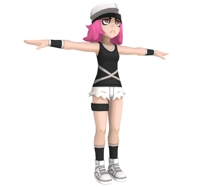 3DS - Pokémon Ultra Sun / Ultra Moon - Swimmer (Female) - The Models  Resource