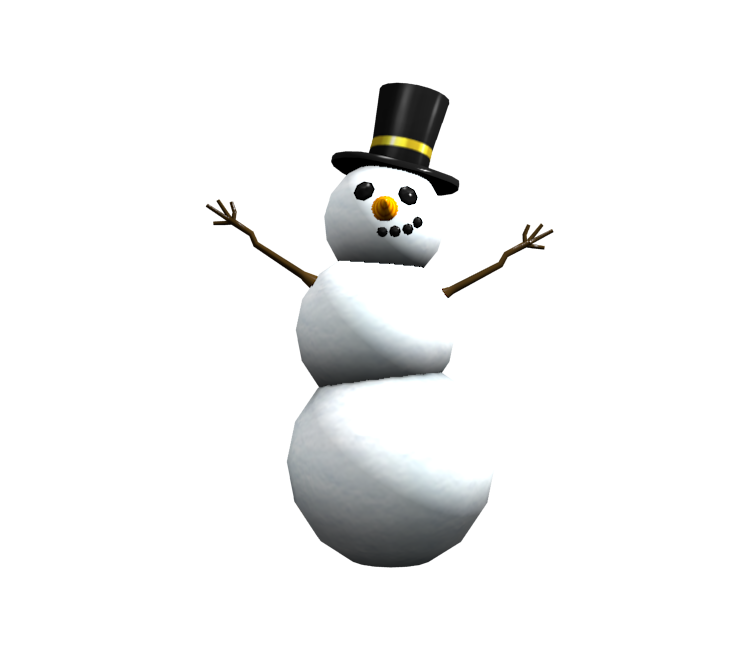 Pc Computer Roblox Magic Snowman The Models Resource - snowman hat roblox
