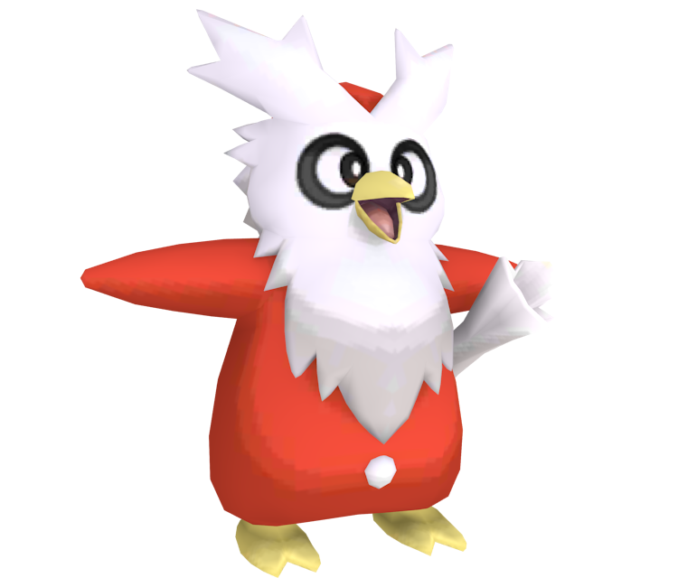 3DS - Pokémon Sun / Moon - #225 Delibird - The Models Resource