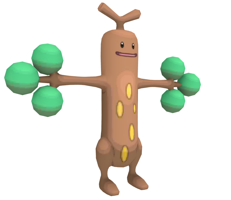 3DS - Pokémon Sun / Moon - #185 Sudowoodo - The Models Resource