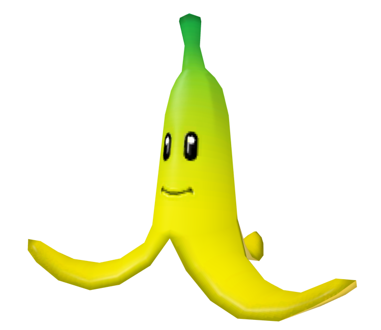 Wii U - Mario Kart 8 - Banana Peel - The Models Resource