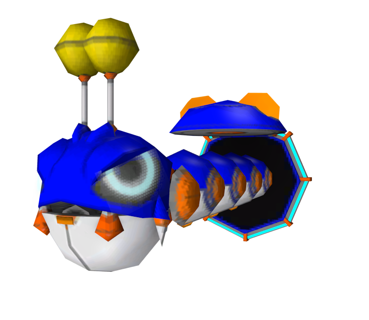 Wii - Sonic Colors - Caterkiller - The Models Resource