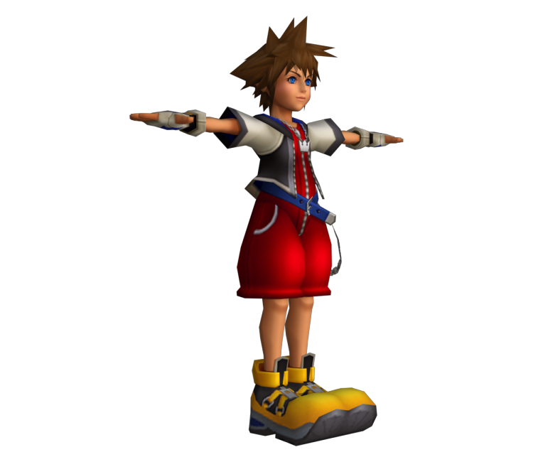 PlayStation 2 - Kingdom Hearts - Sora - The Models Resource