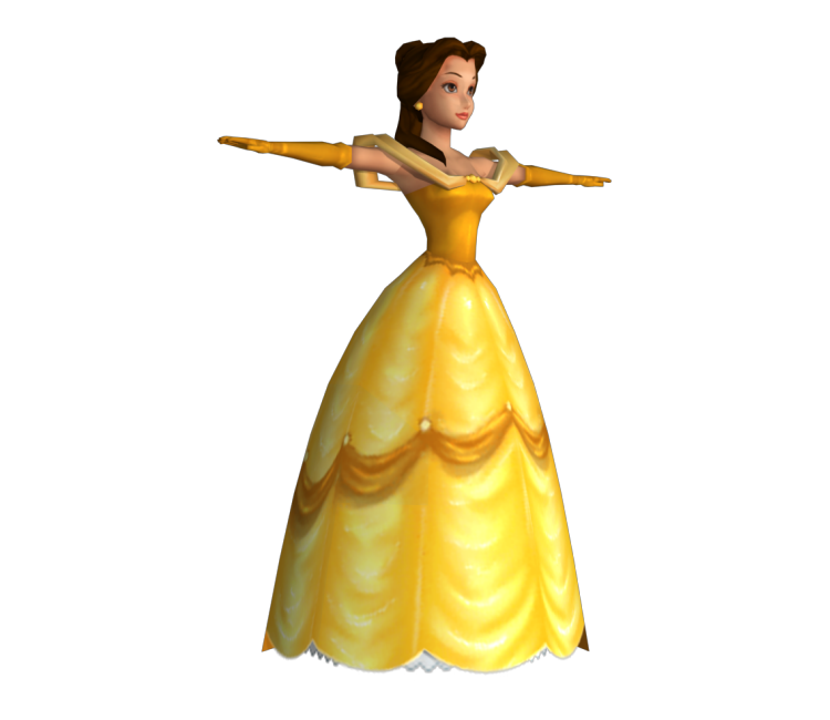 PlayStation 2 - Kingdom Hearts - Belle - The Models Resource