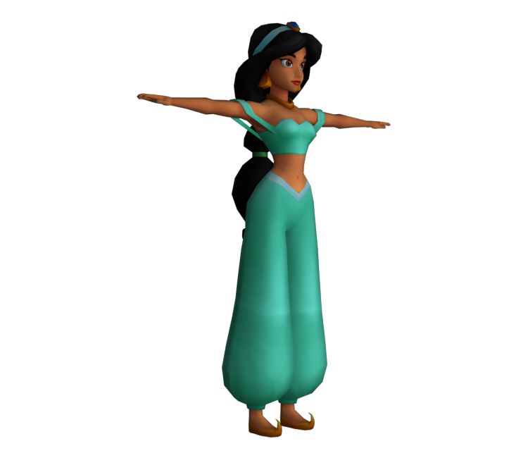 PlayStation 2 - Kingdom Hearts - Jasmine - The Models Resource