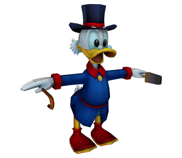 PlayStation 2 - Kingdom Hearts 2 - Scrooge McDuck - The Models Resource