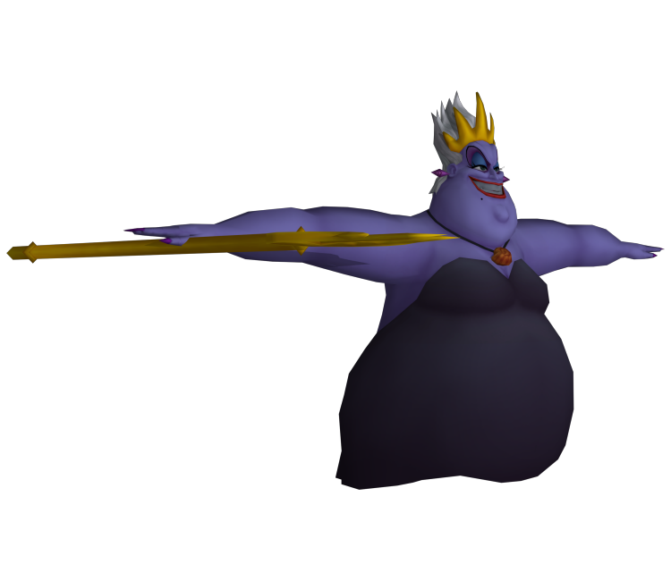 PlayStation 2 - Kingdom Hearts - Ursula (Battle 2) - The Models Resource