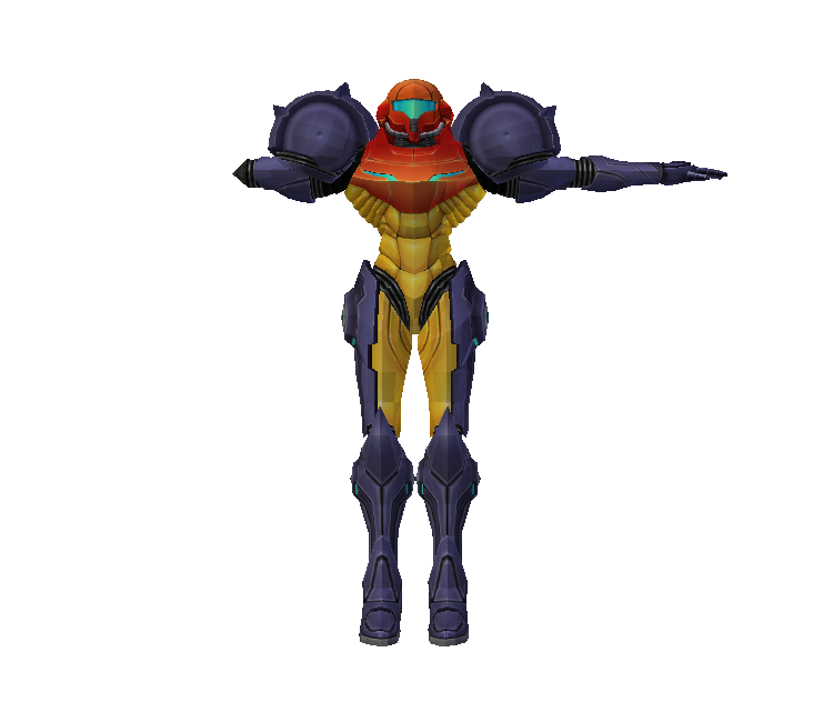 Gamecube Metroid Prime Samus Gravity Suit The Models Resource