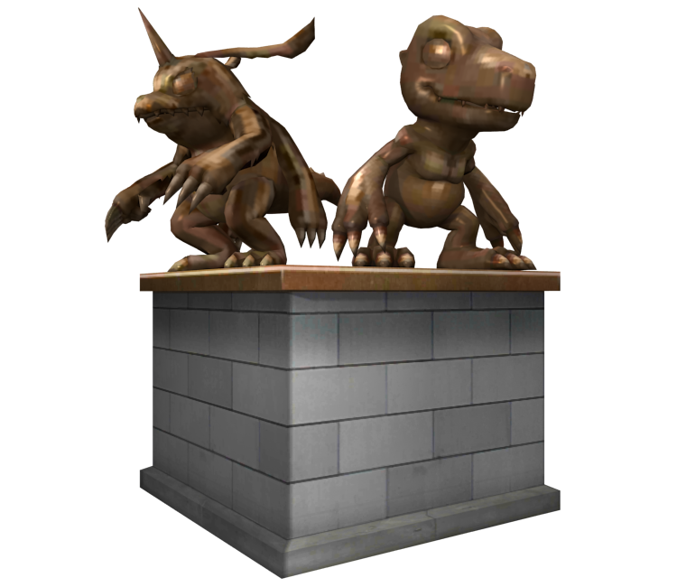 agumon evolution statue