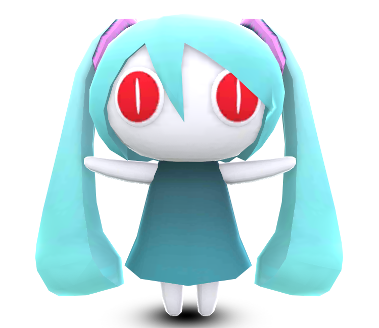 3DS - Hatsune Miku: Project Mirai 2 - Aimaina-chan - The Models Resource