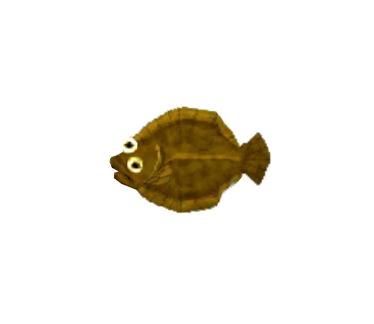 Mobile - Animal Crossing: Pocket Camp - Olive Flounder - The Models