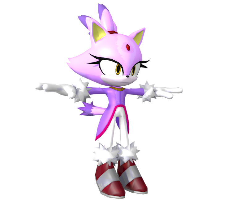 Mobile - Sonic Runners - Blaze the Cat - The Models Resource