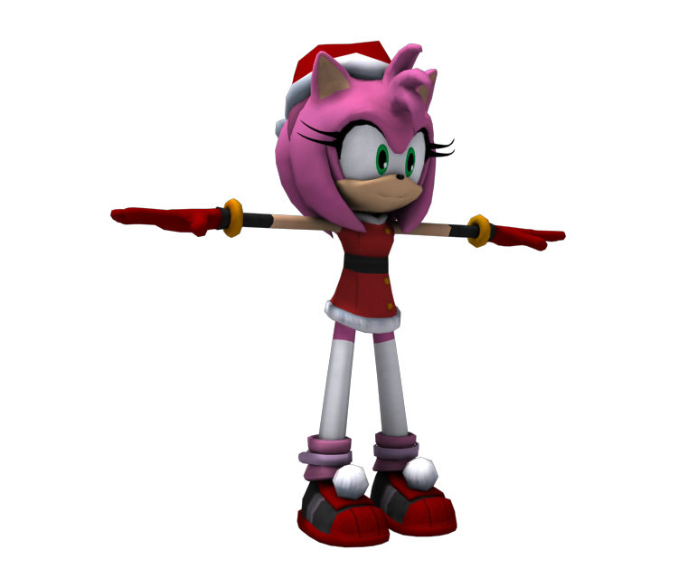 Mobile - Sonic Dash 2: Sonic Boom - Amy (Xmas) - The Models Resource