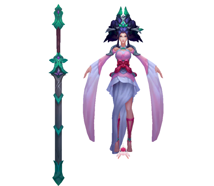 PC Computer League Of Legends Janna Sacred Sword The Models   24876 