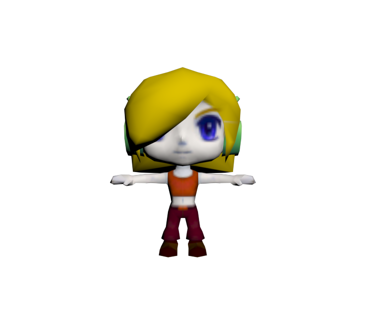 3ds Cave Story 3d Curly Brace The Models Resource 
