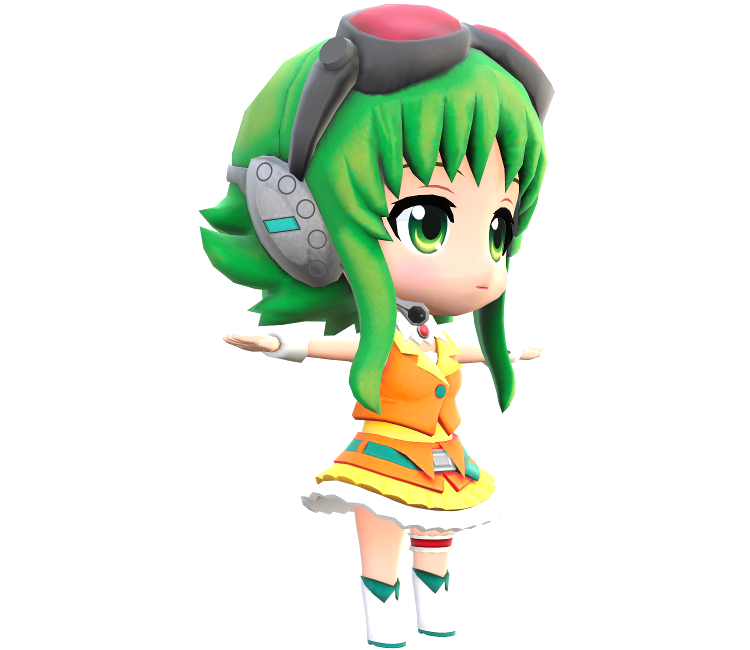 3DS - Hatsune Miku: Project Mirai 2 - GUMI - The Models Resource